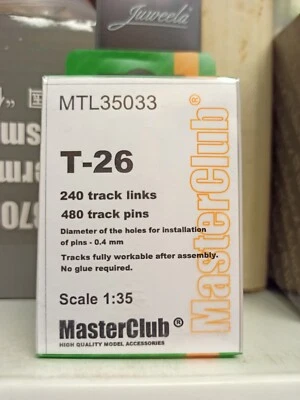 MODELLISMO- T-26 tracks - MASTERCLUB MTL-35033 -1/35 scale - Immagine 1 di 2