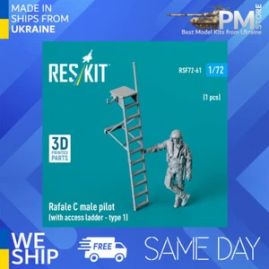 Reskit RSF72-0061 1/72 Rafale C male pilot (with access ladder - type 1) - Picture 1 of 2