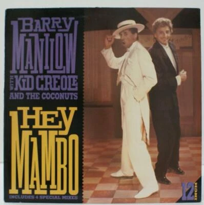 BARRY MANILOW WITH KID CREOLE AND THE COCONUTS-HEY MAMBO- VINYL 12" EP PROMO Foto 1 de 4