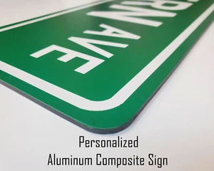 Letrero de Nombre Personalizado Compuesto de Aluminio Nuevo De Colección ACW01 - Imagen 1 de 19