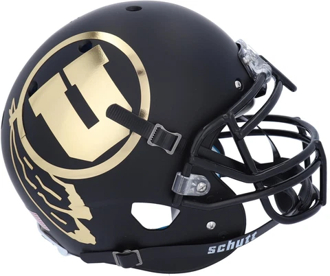 Utah Utes Unsigned Schutt Sports Gold Tradition Alternate Authentic Cover