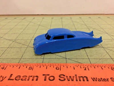 Vintage Midgetoy die cast blue futuristic airflow car - Image 1 of 4
