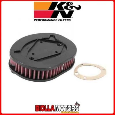 HD-1212 K&N AIR FILTER FOR HARLEY DAVIDSON XLV Seventy Two 2015- 1200CC WASHABLE - Image 1 of 4