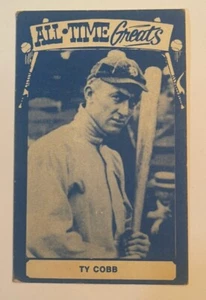 TY COBB, Tigers ~ 1975 TCMA All-Time Greats TYPE 3 strip card (NOT postcard) B - Picture 1 of 2