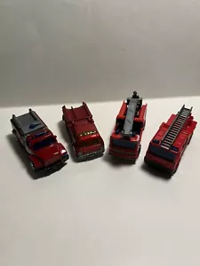 Matchbox Firetruck Lot Of 4. Loose. - Picture 1 of 13