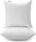 Acanva Throw Pillow Inserts for Bed Couch Sofa, Ultra 28"x28"-2 Pack, White 