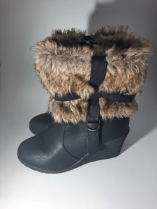 Las mejores ofertas en Botas cuña Invierno Piel Sintética para Mujeres |  eBay