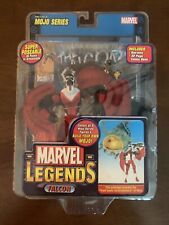 2006 New Marvel Legends FALCON Mojo Series BAF w Comic Book Gold Forehead