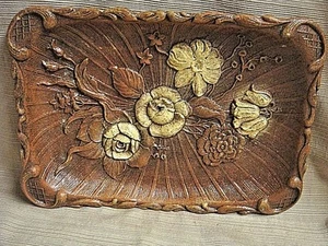 1944 Multi Products Inc MOLDED BOWL w/ FLORAL DESIGN - Picture 1 of 7