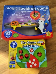 2 Orchard Games Magic Cauldron and Ladybirds complete 3-8 years. - Photo 1/3