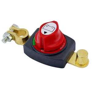 Top Post Battery Disconnect Switch, 12-48 V Battery Power Cut Master Switch Disc - Picture 1 of 8
