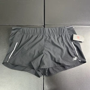 New Balance Women's Impact Run 3 Inch Shorts Size 2XL Black - Picture 1 of 10