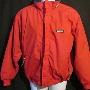 Patagonia Bomber Jacket Vintage Made in USA Fleece Lined Kids size 14 - Picture 1 of 6