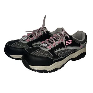 Zapatos de tenis Sketchers para damas talla 6 con puntera de acero antideslizantes espuma viscoelástica 76601 - Imagen 1 de 11