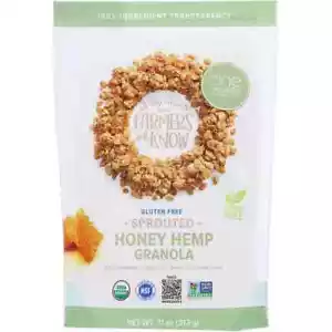 One Degree Organic Foods Sprouted Honey Hemp Granola 11 Oz( PACK OF 3 ) - Picture 1 of 3