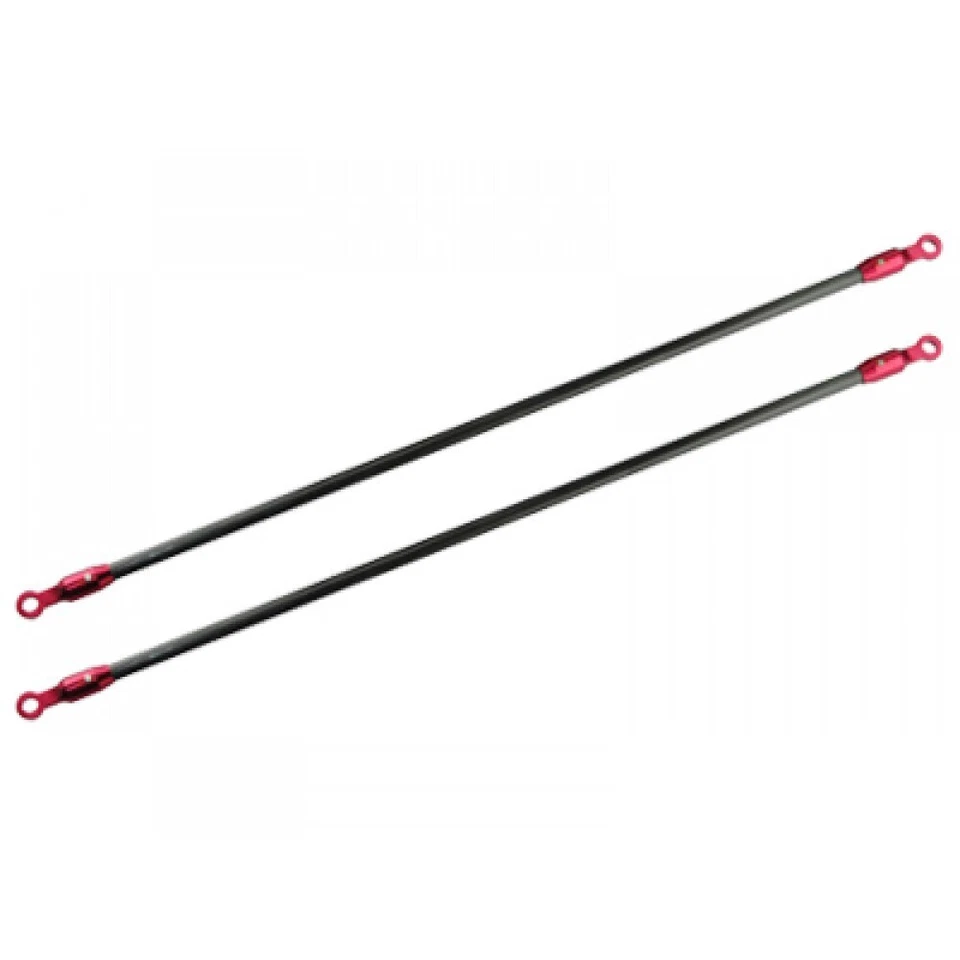 Microheli 2mm Carbon Tail Boom Support Set (RED) - BLADE 130X - Image 1 of 1