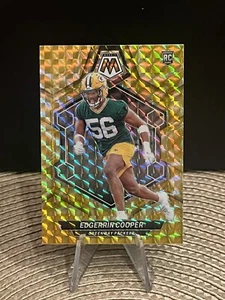 2024 Panini Mosaic Edgerrin Cooper Yellow Reactive Prizm Rookie RC Packers #344 - Picture 1 of 2