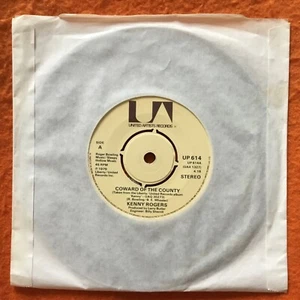 Kenny Rogers- Coward Of The County- United Artists Records 7” 1979 - Picture 1 of 2