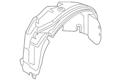 Forro de guardabarros original Ford HP5Z-16103-A Foto 1 de 2