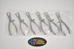 Set of 6 Dental Crown Remover Pliers - FURRER BAADE - Stainless Steel #2731 - Picture 1 of 3