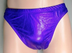 Nuevo con etiquetas Pumpers Para hombres Púrpura Cojo Tanga Breve Bikini de Natación M, L y XL - Imagen 1 de 2