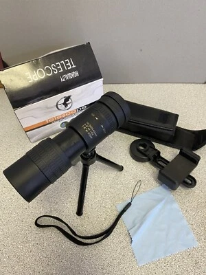Super Telephoto Zoom Monocular Telescope 4k 10-300x40mm Monoculars for Adults wi - Image 1 of 2