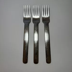 (3) Retroneu SCAN Dinner Forks Flatware 18/10 Stainless Korea - Picture 1 of 6