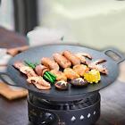 Korean Cast Aluminum Barbecue Pans Round BBQ Cookware Outdoor Cooking Restaurant