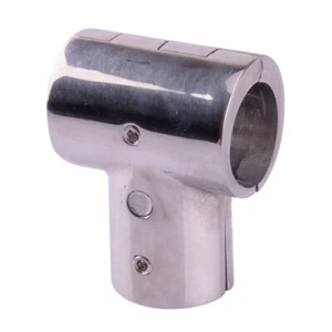 T-Stück 316 Edelstahl 1" 25mm 90° Rohrverbinder Reling Boot Rohr 3 Wege - Bild 1 von 4