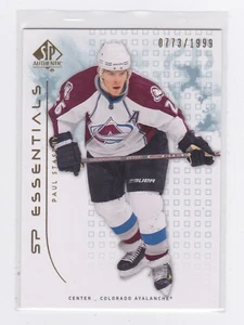 2009-10 Upper Deck - SP Authentic - Base - #'d/1999 - Paul Stastny #143 - Picture 1 of 2