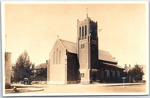 Postcard RPPC Moose Jaw Saskatchewan St. Johns Church Real Photo - Picture 1 of 2