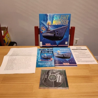 Vintage SSI Silent Hunter IBM CD-ROM Computer Game - Image 1 of 4