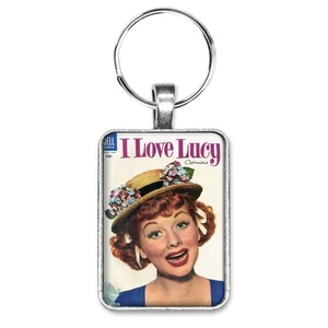 I LOVE LUCY Comics #5 FOTO COVER Schlüsselanhänger oder Halskette DELL TV COMIC - Bild 1 von 10