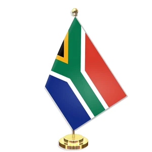South Africa Desk Small Flag Set,5×8 Inch Mini South Africans Desktop Banner,... - Picture 1 of 12