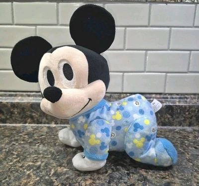 Peluche animatránico bebé Mickey Mouse Touch N Crawl vintage con pilas funciona Foto 1 de 4