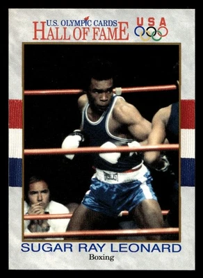 Sugar Ray Leonard 1991 Impel Olympics Hall of Fame #29 USA - Image 1 of 2