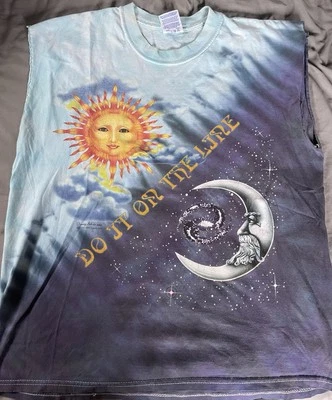 Camisa XL Grateful Dead 1995 Tammy Schatz Tie Dye Sun & Moon Not Fade Away para hombre Foto 1 de 4