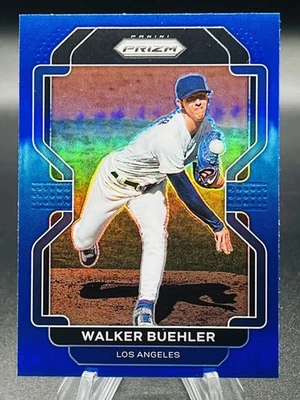 2022 Panini Prizm #72 Walker Buehler Blue Prizm Color Match Dodgers Red Sox - Image 1 of 2