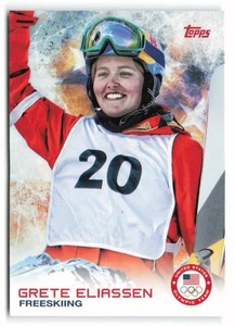 2014 Topps U.S. Olympic & Paralympic Team & Hopefuls #29 Grete Eliassen USA - Picture 1 of 2