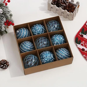 1 Set Schaumstoff Weihnachtskugel Ornamente Christbaumschmuck E6P7 - Bild 1 von 19