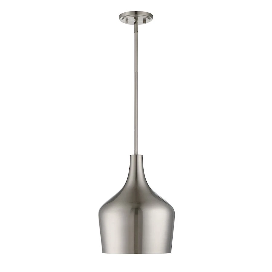 Savoy House 1-Light 11" Pendant, Brushed Nickel - M70020BN - Image 1 of 1