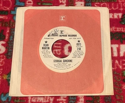 Dean Martin Promo 45 Record GEORGIA SUNSHINE Reprise 1970 Foto 1 de 4
