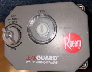USED Leak Shield automatic water shut-off valve EBVW06L204 EBDD1504 Rheem - Picture 1 of 5