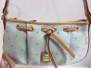 Nuovo con etichette * Dooney & Bourke * blu * piccola * pochette * borsa / borsa 17120F S14 - Foto 1 di 7