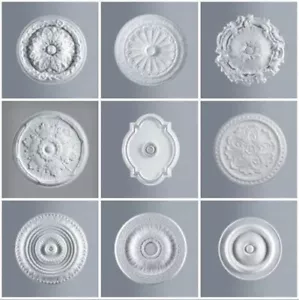 Rosone Decorativo Per Soffitti In Polistirene Polistirolo Decorazione Per Casa - Imagen 1 de 46