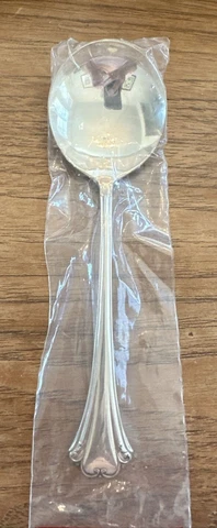 NEW VINTAGE Reed & Barton English Chippendale Sterling Silver Cream Soup Spoon Cover