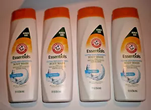 (4) ARM & HAMMER ESSENTIAL ULTRA REPLENISHING BODY WASH CLEAR WATER 12 FL OZ EA - Picture 1 of 2