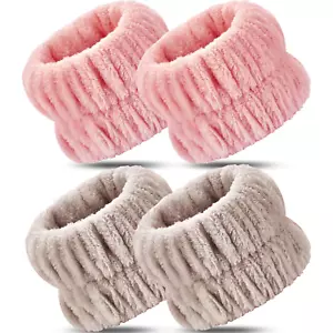 Spa Wristbands - 4Pcs Absorbent Arm Towels for Face Washing, Suitable for Women - Picture 1 of 12