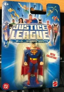 SUPERMAN ANIMATED Justice league unlimited Metal Mattel figure JLU MOC - Picture 1 of 2