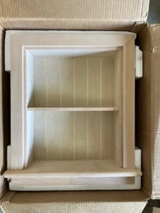 Imp. 14x18 Unvollendete Aiden Wand Nische mit Perlenbrett Rückseite - Fuchs hohl - Bild 1 von 3
